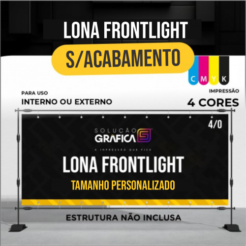 Lona Front 380 Sem Acabamento