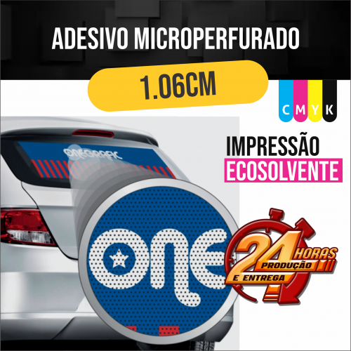 Adesivo Microperfurado (Largura 1.06m) x Altura