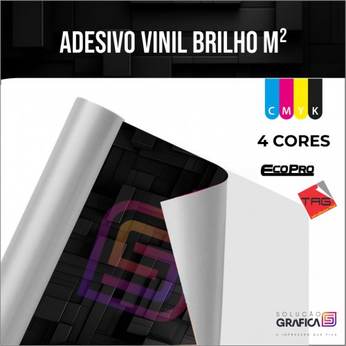 Adesivo Vinil Brilho M²